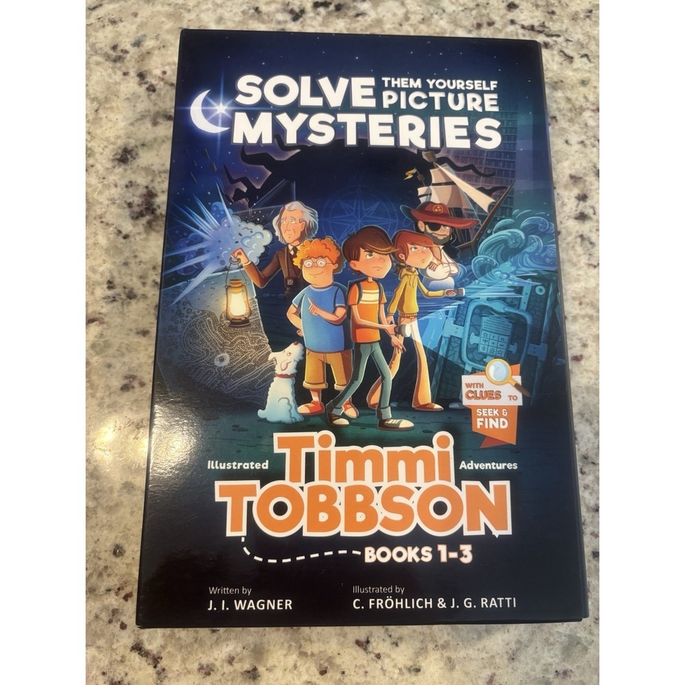 Timmi Tobbson Big Boxed Set: Solve-Them-Yourself Picture Mystery Adventures ...
